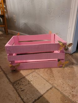 Wooden Baby Shower Crate