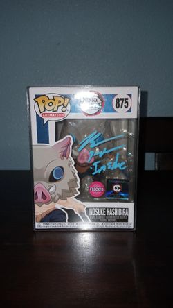 SIGNED Flocked Inosuke, Demon Slayer #875