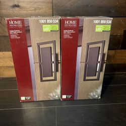 Home Decorators Outdoor Lantern Sconce 1-Light Oil Rubbed Bronze Integrated LED