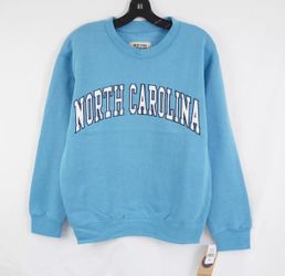 NWT [New York Popular] North Carolina Tar Heels NCAA Crewneck Sweatshirt Youth M