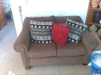 Beautiful nice brown couches