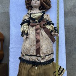 18 1/2" Inch Porcelain Doll