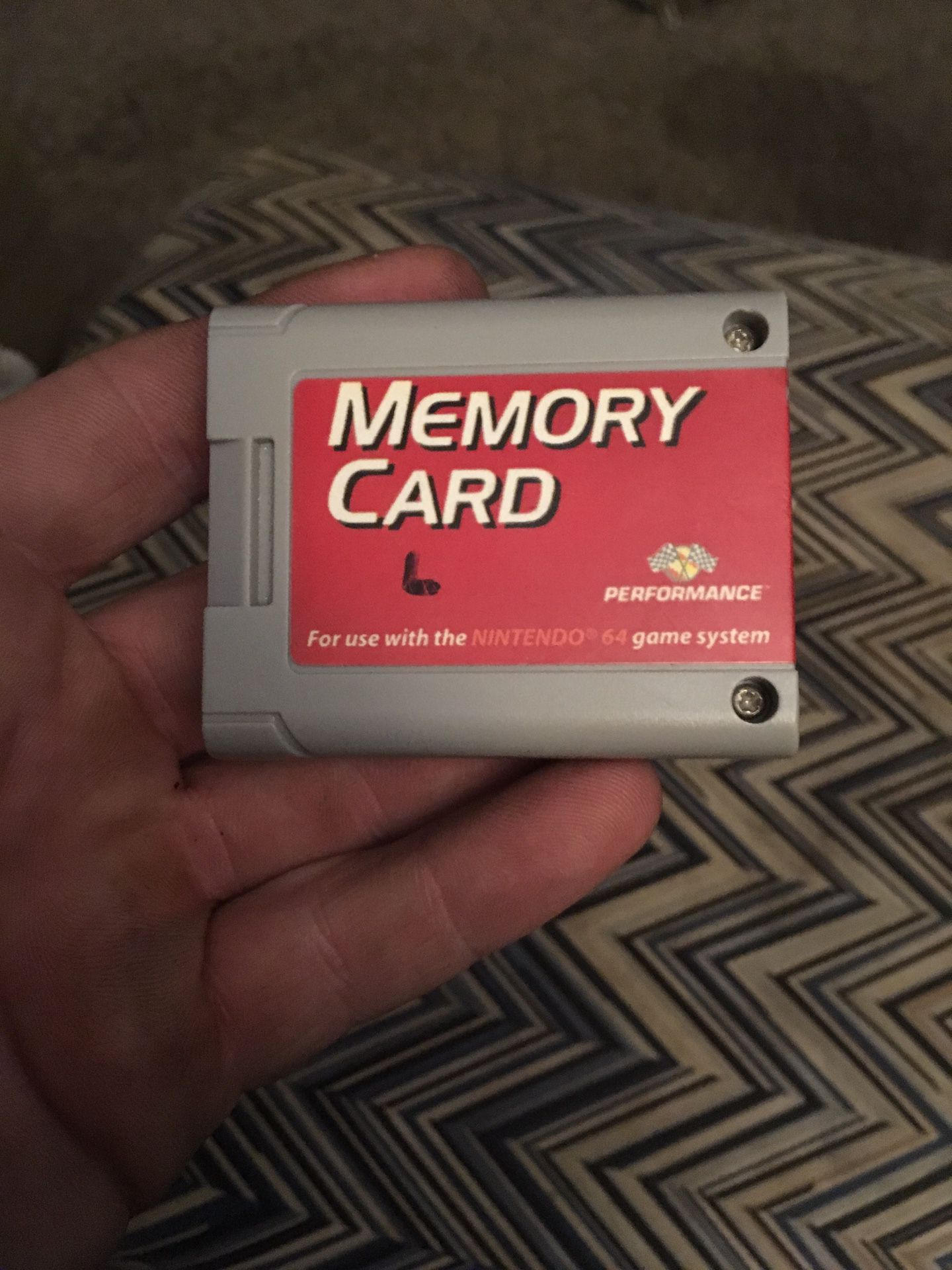 Vintage Nintendo 64 Memory Card