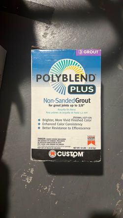 Custom Polyblend Plus Non-Sanded Grout 10 lbs