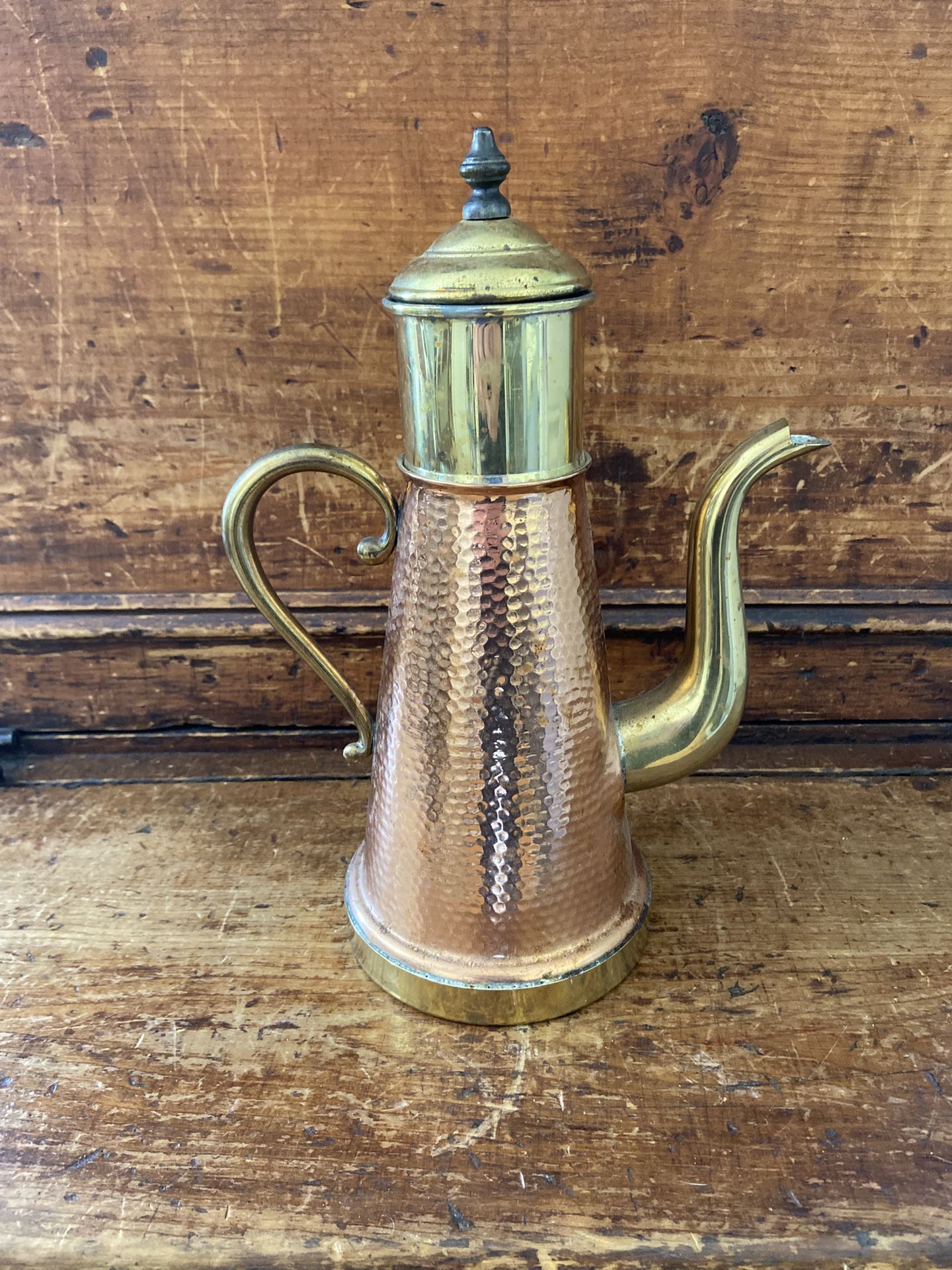 Vintage Copper Coffee Pot