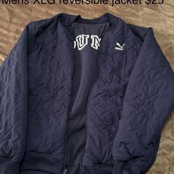 Mens XLG Reversible Puma Jacket