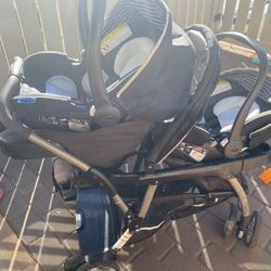 Graco Double Stroller W/ Car Seats