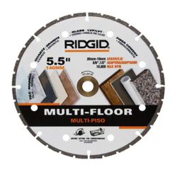 RIDGID 5.5 in. Multi-Flooring Segmented Diamond Blade=Tools-379