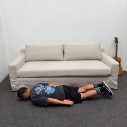 *Brand New* Sloan Slipcovered 2-Seat Sofa (Deep Seat 40” upgrade) - Can Deliver - Half Priced