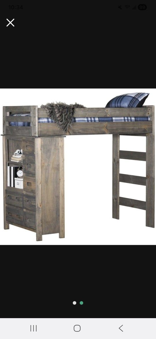 Loft Bunk Storage Bed