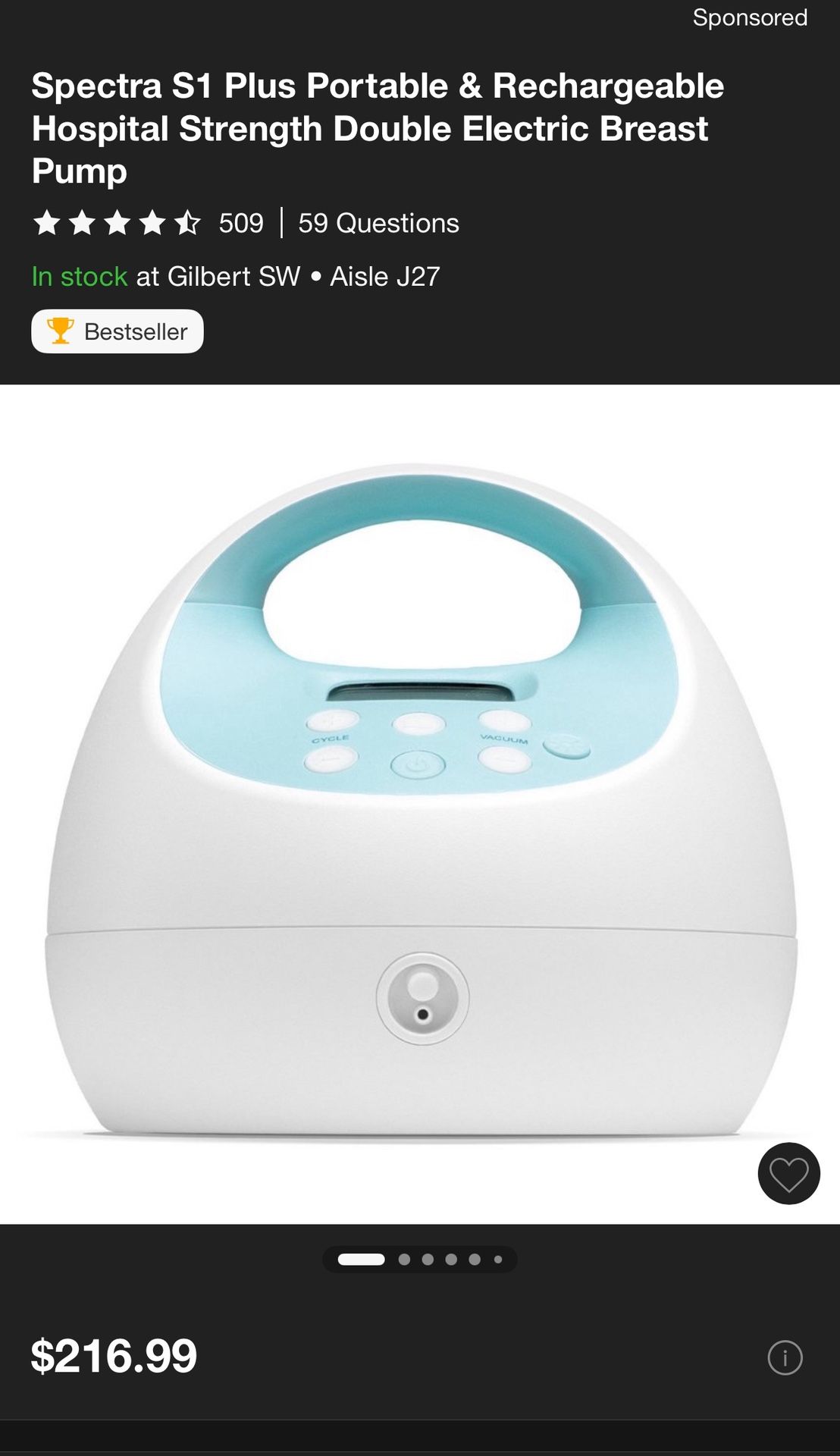 Spectra S1 Plus Breast Pump