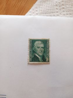 Stamp , Thomas Jefferson 1c