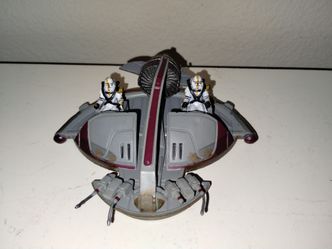 Vintage Collectible Star Wars Miniatures Clone Wars Battles ISP SPEEDER #2 HUGE *Broken Piece*