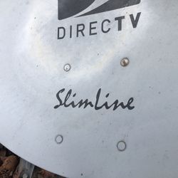 DirecTV Antenna Dish With Post And Adjustment Base