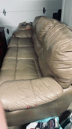 Recliner Couch - Tan (Pick up only)