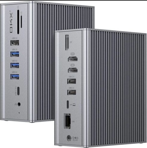 Triple Monitor Docking Station, 16-in-1