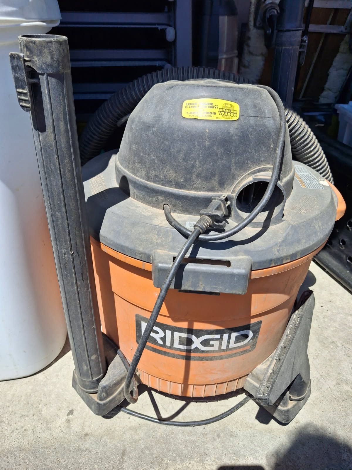 Ridgid Shop vac 9 Gal 3.5 H P