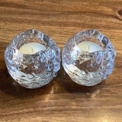 Kosta Boda Crystal Votive Holders-2