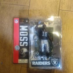 Signed Randy Moss NFL Action Figure 