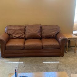 Leather Couch & Loveseat