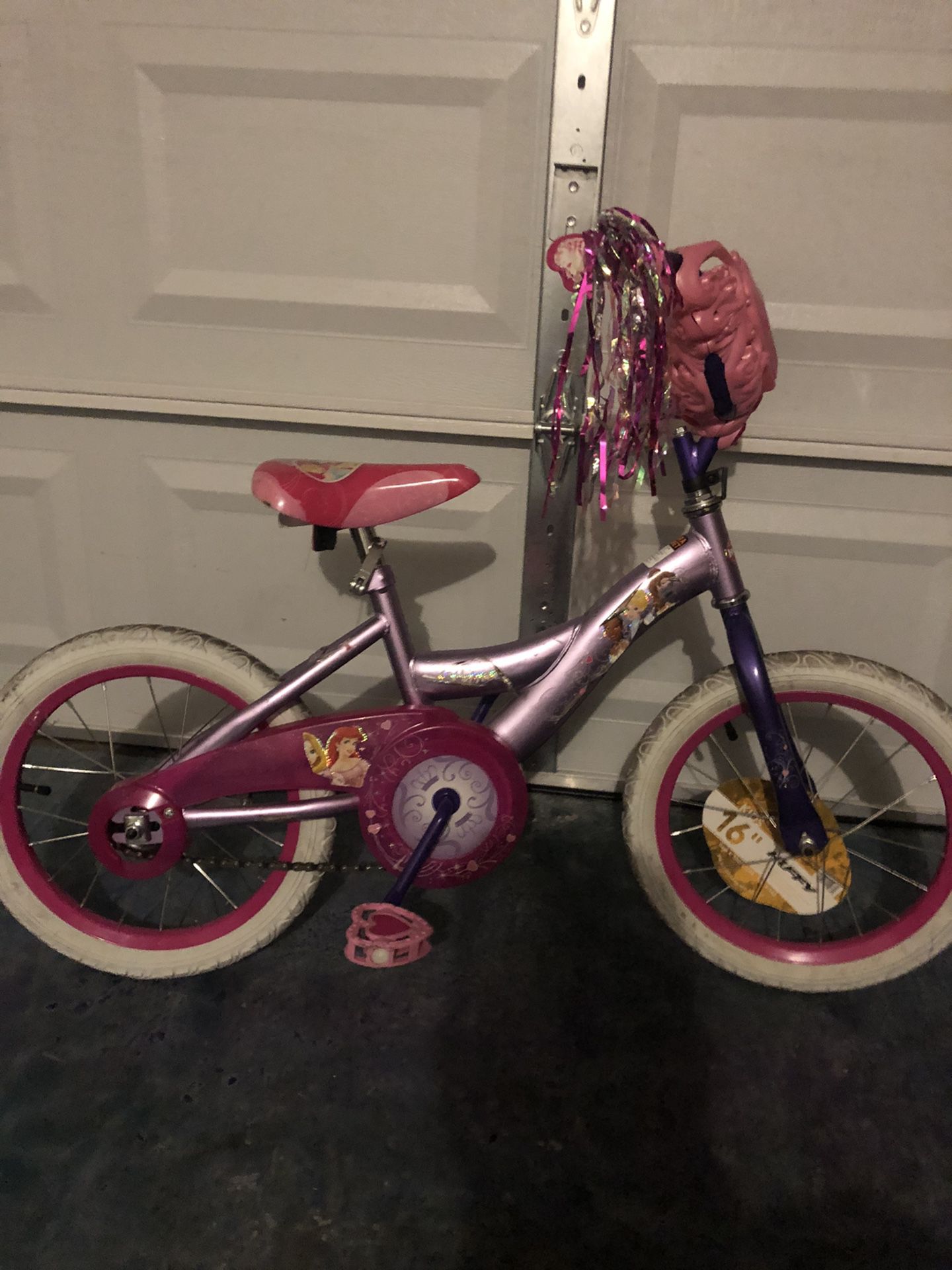Girls 18” princess bike 25firm