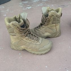 Tan Tactical Boots – Size 8.5