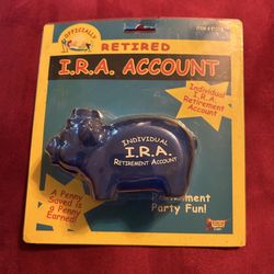 Forum Novelties IRA Piggy Bank New 