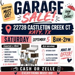 Garage Sale 5/9