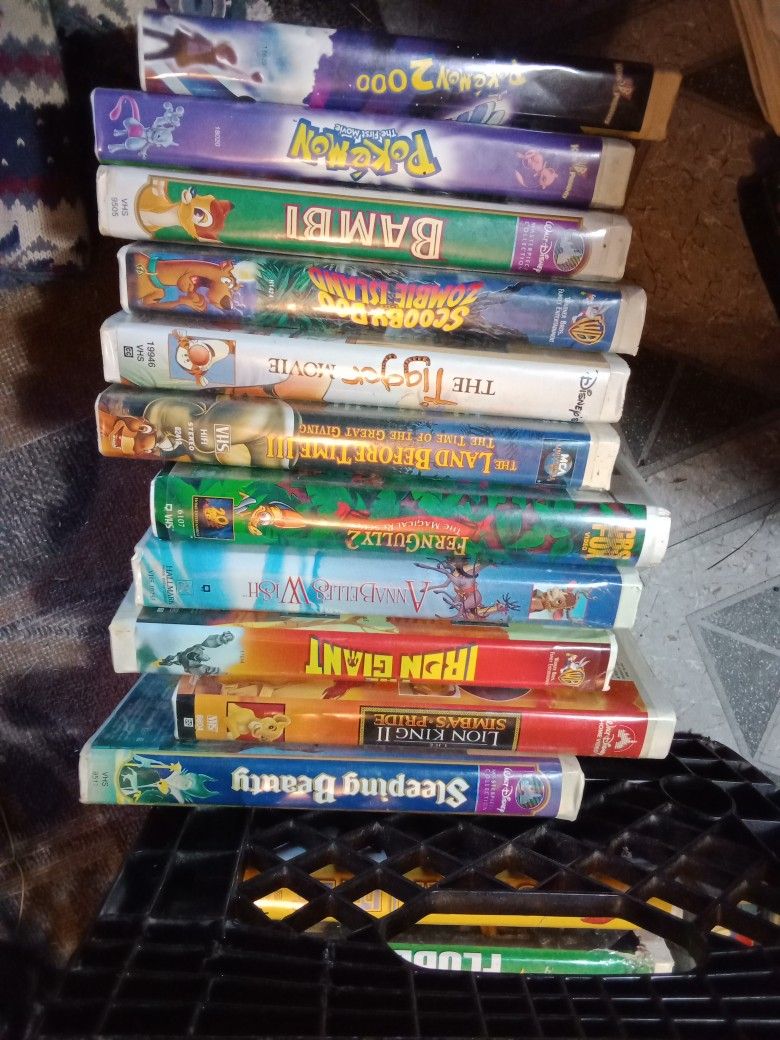 Disney Collectors Vhs Tapes
