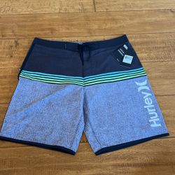 NEW Hurley Phantom Board Shorts Men's SIZE 33