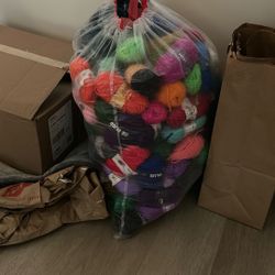 Large Assortment Of New Yarn