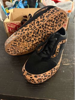 Vans Old Skool Leopard Print Sneakers