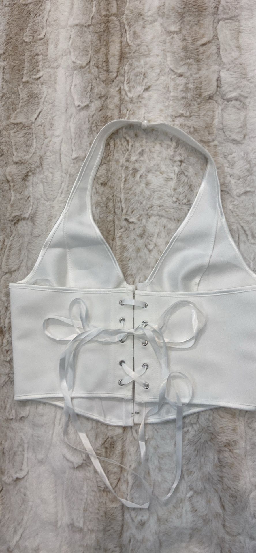Brand New White Corset Sz Large