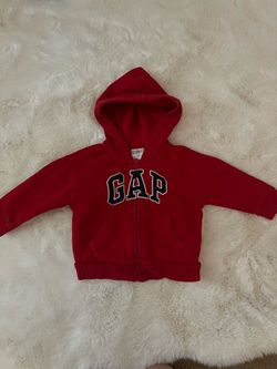 Gap Kids Red Zip-Up Hoodie