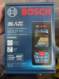 Bosch Blaze GLM400C Outdoor Laser Measure