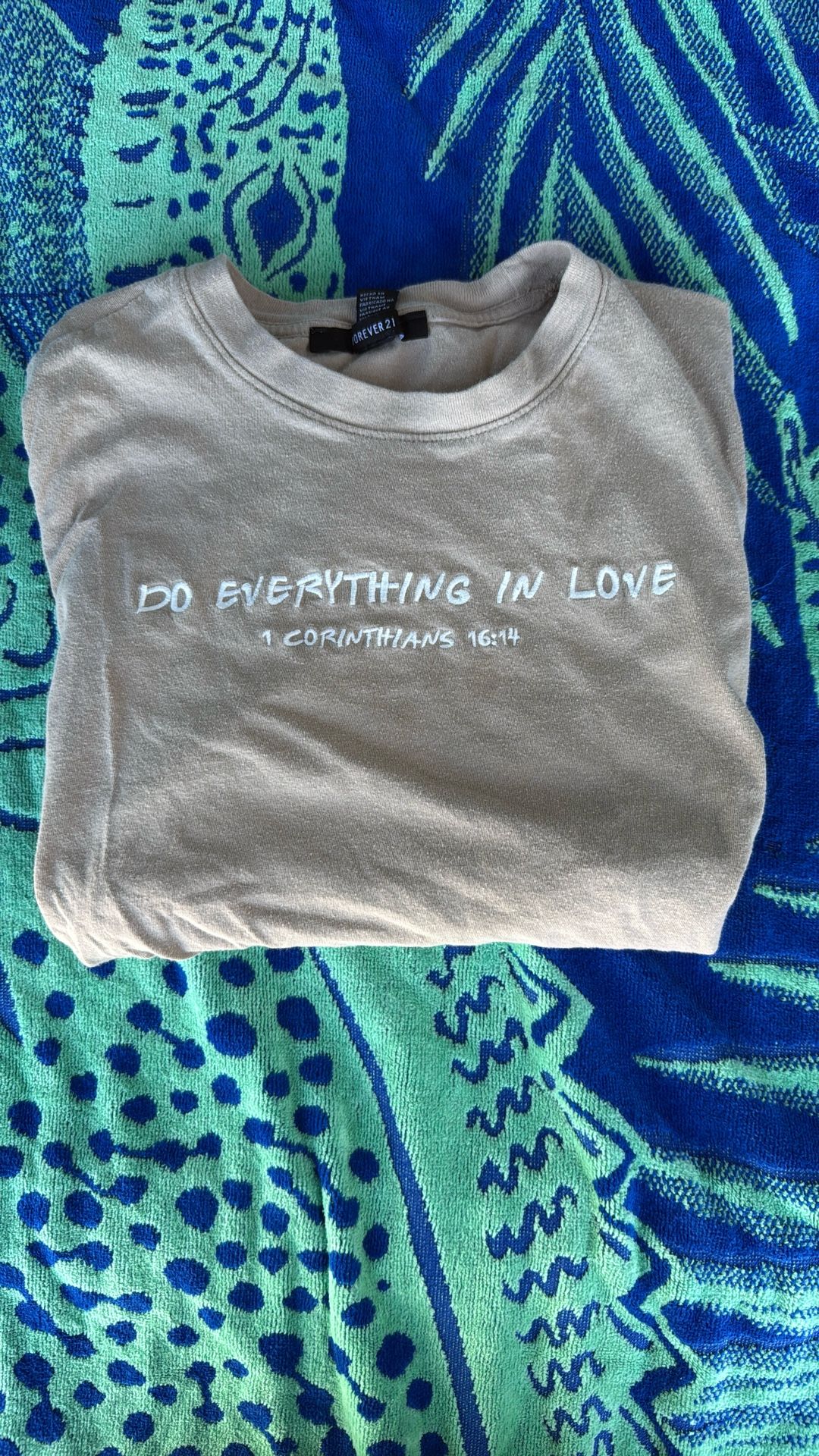 T-shirt W/bible Verse