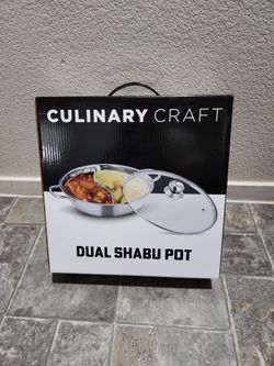 Culinary Craft Dual Shabu Pot (BRAND NEW)
