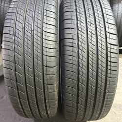SET OF 2 USED TIRES MICHELIN PRIMACY TOUR AS…235/55/20
