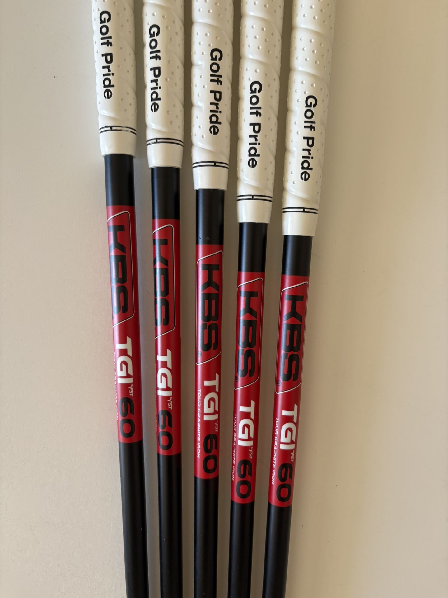 KBS TGI60 Graphite Iron Shafts.