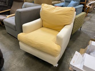 CRATE &amp; BARREL Sunny Side Up Rocking Swivel Chair