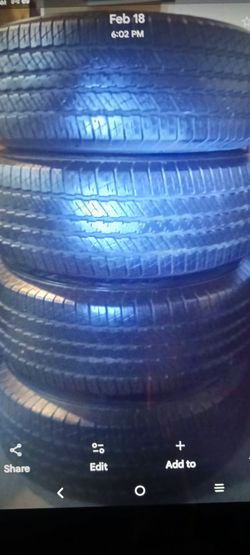 Chevy  truck  tires 95% new