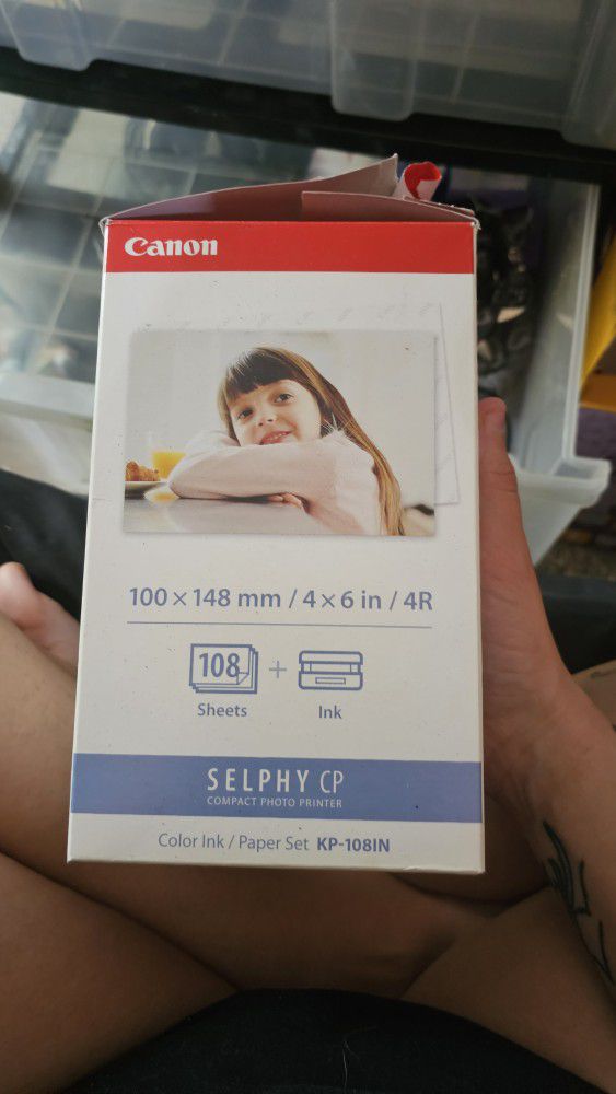 Canon Selphy CP sheets & ink