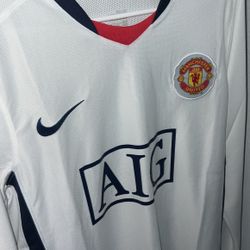 Retro Cristiano Ronaldo Manchester United Vintage Jersey Size Small