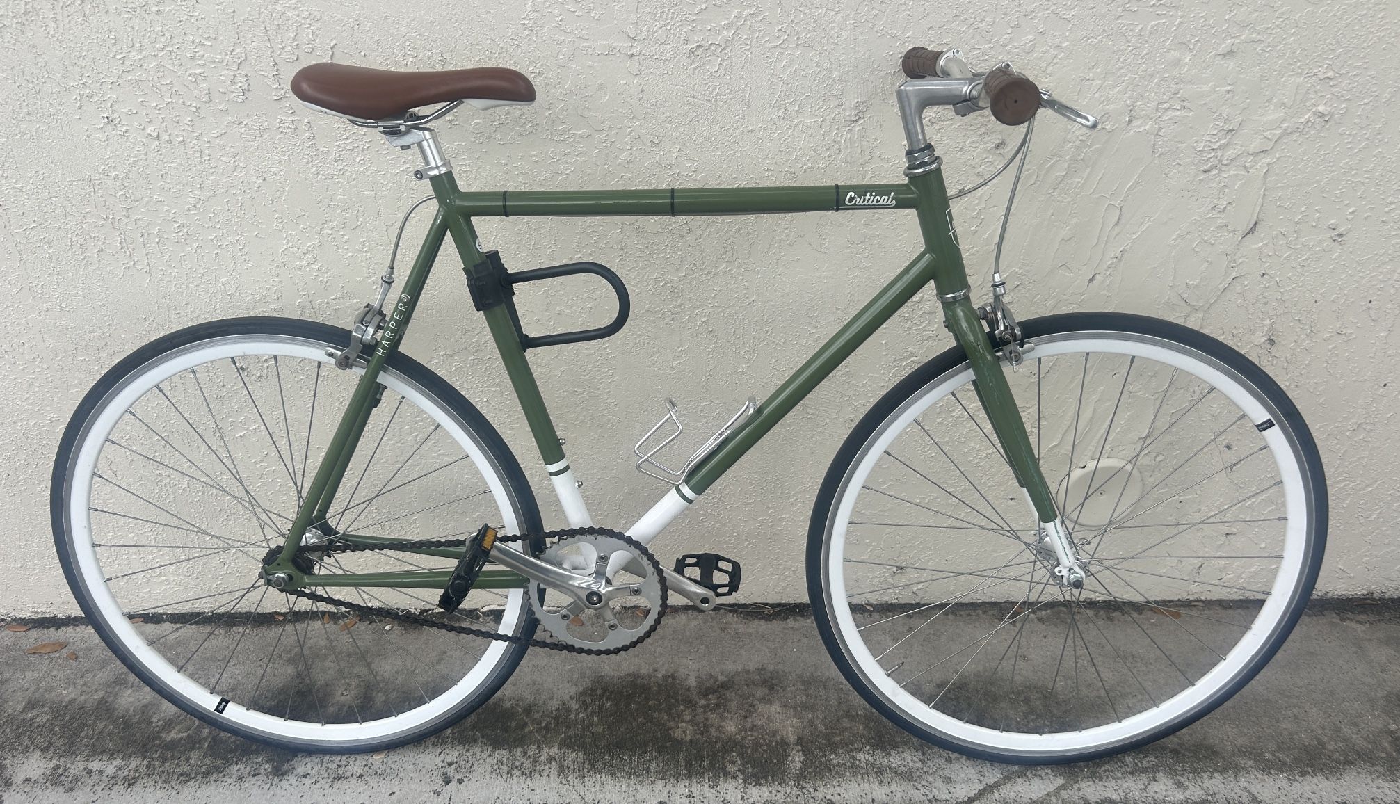 Fixie Bike With Lock 