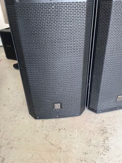 800$ firm  2 Electro-Voice ZLX-12P G2 Powered Bluetooth PA Speakers