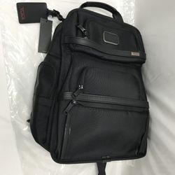 TUMI Alpha Brief Backpack in black