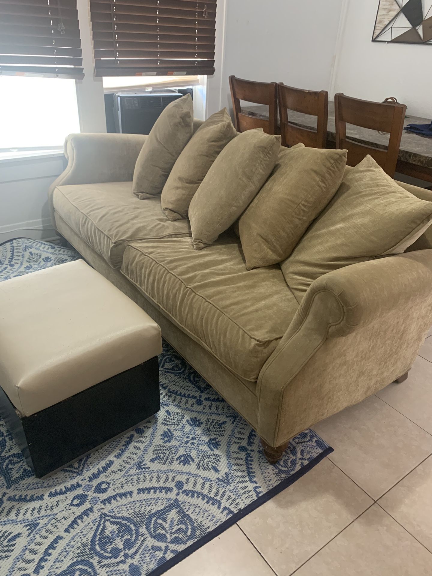 Couch With Ottoman
