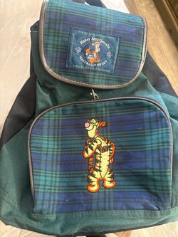 Vintage Disney Tigger Plaid Mini Backpack