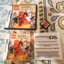 Lego Battles Ninjago Nintendo DS 2011 Video Game


