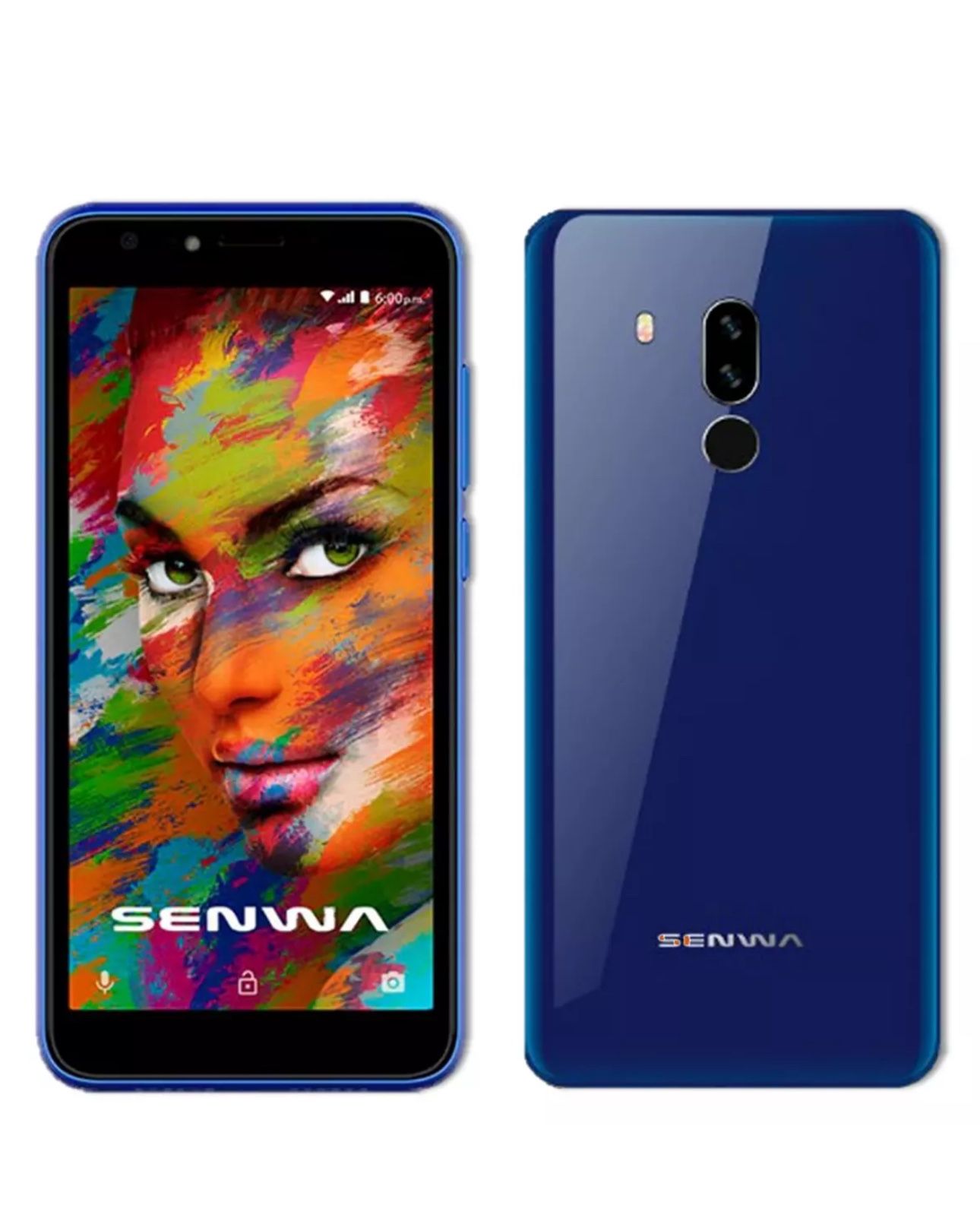 Blue Unlocked Smartphone 6 Inch New In Box